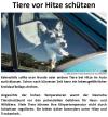 Tiere vor Hitze